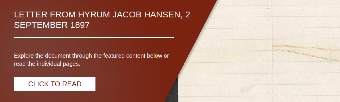 Letter from Hyrum Jacob Hansen, 2 September 1897 [LE-16403]